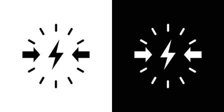 Conflict icon illustration vector simple designsのイラスト素材