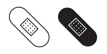 Bandage icon element for design projectsのイラスト素材