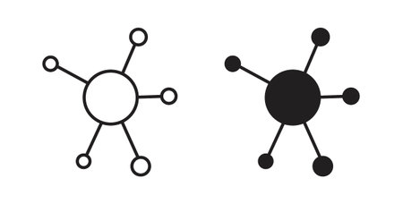 Particle icon element for design projectsのイラスト素材