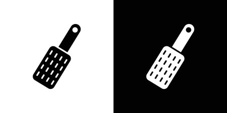 Microplane grater icon vector illustration glyph style designs for web.のイラスト素材