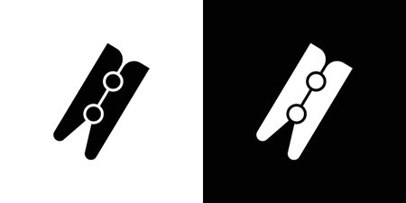 Peg icon vector illustration glyph style designs for web.のイラスト素材