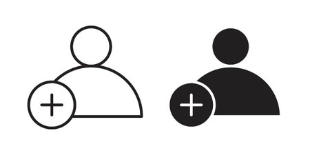 Follower icons suitable for infographics, websites and print media and interfaces. Line vector icon.のイラスト素材