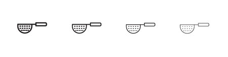 Strainer icon. Simple graphic element set