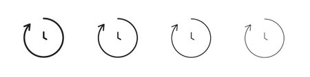 Timelapse icon. Simple graphic element set