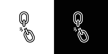 Weakness icon in line design. Editable stroke icon.