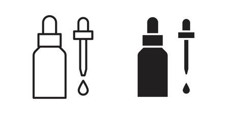 Essential oils icon vector design. Vector elements for infographic webのイラスト素材