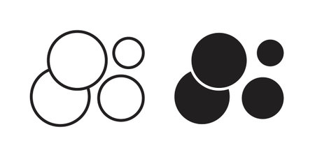 Bubble icon and symbol. Vector illustration.epsのイラスト素材