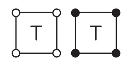 Text icon vector. EPS 10 editable vector bundleのイラスト素材