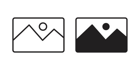 Image icons. Line Illustration Vector Template. Clipart concept illustration
