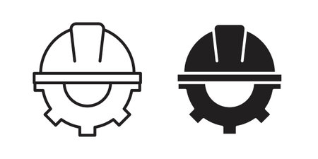 Construction icon suitable vector symbol for graphic design, logo, web site, social mediaのイラスト素材