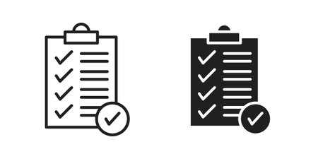 Survey icon suitable symbol. Simple stock illustration stockのイラスト素材