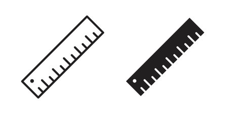 Ruler icon suitable symbol. Simple stock illustration stockのイラスト素材