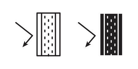 Insulation icon suitable symbol. Simple stock illustration stockのイラスト素材