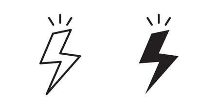 Conflict icons for web design set in black stroke and solid style. EPS10