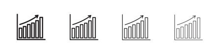 Business performance icon concept. editable vector trendy illustrations.