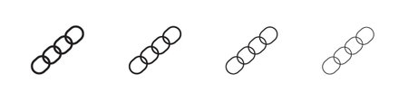 Chain icon concept. editable vector trendy illustrations.