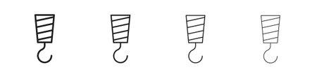 Crane icon concept. editable vector trendy illustrations.