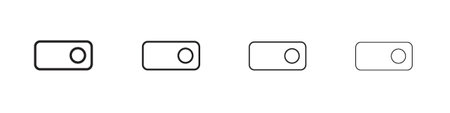 Switch icon concept. editable vector trendy illustrations.