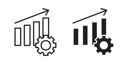 Productivity icon. Perfect for app and web interfaces, marketing, etc.のイラスト素材