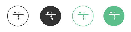 Airbrush icon for web design, templates, infographics and more