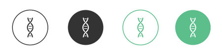 Genetic icon for web design, templates, infographics and moreのイラスト素材