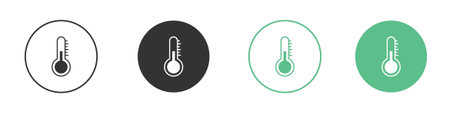 Thermometer icon for web design, templates, infographics and more