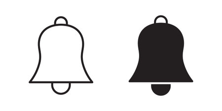 Bell icon vector illustration designs pack. EPS10