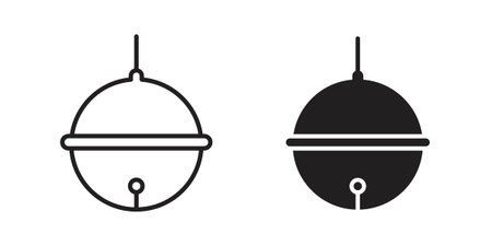 Jingle bell icon collection. Vector design pack