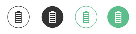 Battery icon element for designs