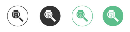 Audit icon element for designs