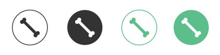 Bones icon element for designs