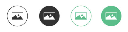 Picture icon element for designs