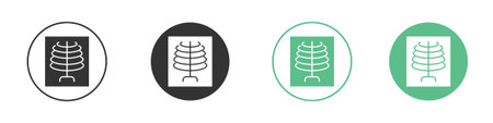 X ray icon element for designs