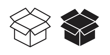 Box opened icon. Premium thin line vector illustrator. Vector EPS10