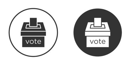 Referendum icon clipart element. stroke art design graphicsのイラスト素材