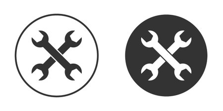Tools icon clipart element. stroke art design graphicsのイラスト素材