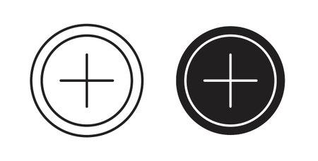 Add icon style design pack on white background. Thin line and clipart styleのイラスト素材