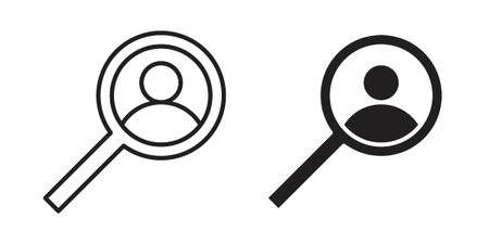 Hiring icon symbol collection for web design. Icon Element For Designのイラスト素材