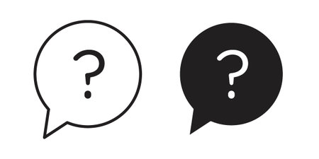 Question mark icon symbol collection for web design. Icon Element For Design