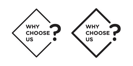 Why us icon concept. Simple solid style. line stroke iconsのイラスト素材