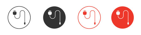 Phone cable icons pack. suitable for websites ui