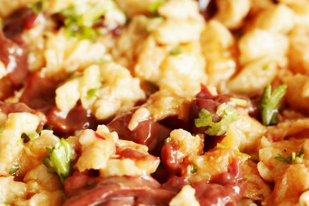 Delicious stuffing for poultryの写真素材