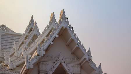 Roof or Pinnacle of Royal Thai Monastery in Lumbini