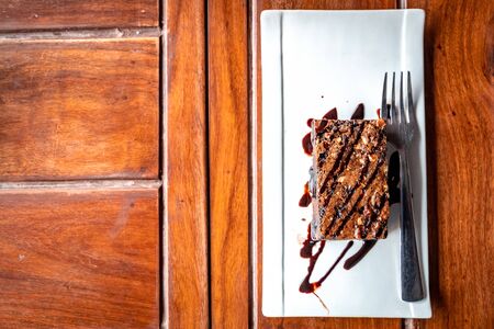 Top view of sweet dessertの写真素材