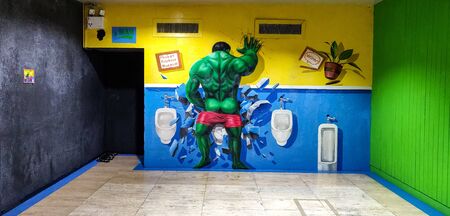 Phuket, Thailand - November 27 2019: Trickeye Museum in Phuket, Thailand.