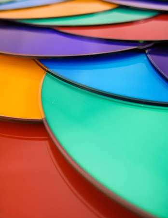 Pallet of Disc'sの写真素材