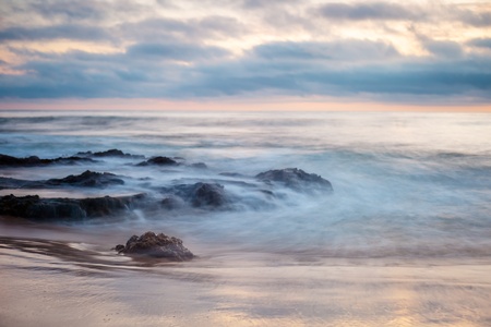 A shot of Big Corona Beach, looking out to the Pacific Ocean.