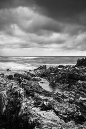 A shot of Big Corona Beach looking out to the Pacific Ocean.の写真素材