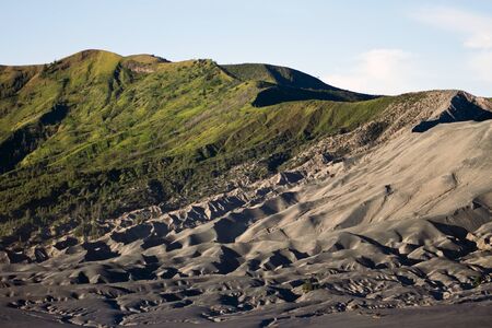 Volcanoes in Bromo Tengger Semeru National Park at sunrise  Java, Indonesia の写真素材