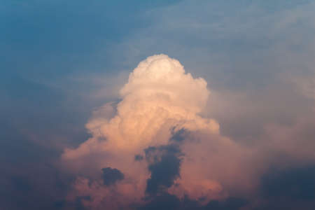 Cloudscape, sunset skyの写真素材